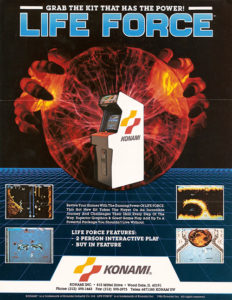 Life Force — 1986 at Barcade® | arcade game flyer graphic