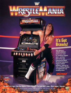 WWF Wrestle Mania — 1995 at Barcade® | arcade game flyer graphic