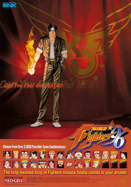 King of Fighters '96 — 1996 at Barcade® | arcade game flyer graphic