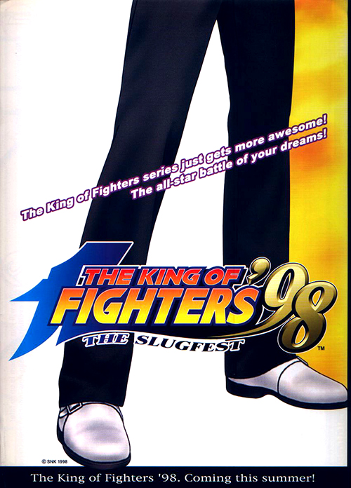King Of Fighters '98: The Slugfest — 1998 at Barcade® | arcade game flyer graphic