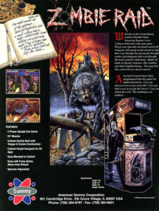 Zombie Raid — 1995 at Barcade® | arcade game flyer graphic