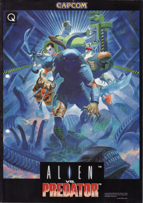 Alien vs Predator — 1994 at Barcade® | arcade game flyer graphic