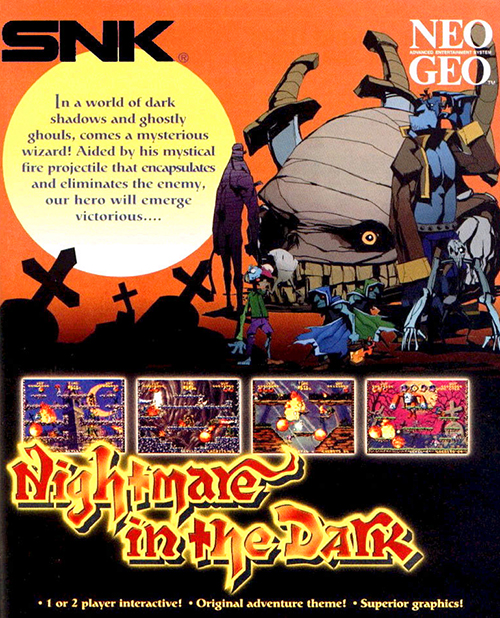 Nightmare In The Dark — 2000 at Barcade® | arcade game flyer graphic