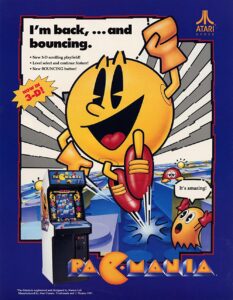 Pacmania — 1987 at Barcade® | arcade game flyer graphic