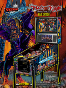 Black Knight: Sword of Rage (pin) — 2019 at Barcade® in Jersey City, NJ | arcade video game flyer graphic