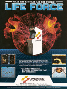 Life Force — 1986 at Barcade® in Detroit, MI | arcade video game flyer graphic
