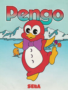 Pengo — 1982 at Barcade® in Philadelphia, PA | arcade video game flyer graphic