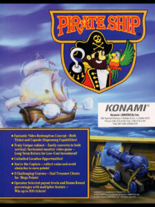 Pirate Ship — 1984 at Barcade® in Philadelphia, PA | arcade video game flyer graphic