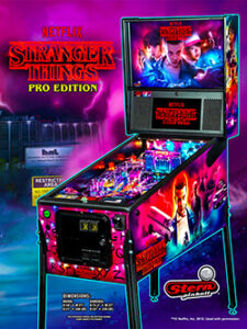 Stranger Things (pin) — 2019 at Barcade® in New York, NY | arcade video game flyer graphic